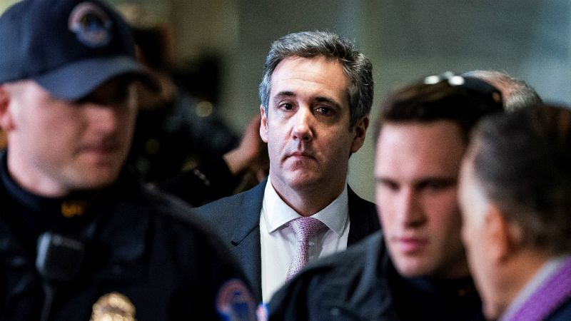 14 horas - Cohen testificará contra Trump ante el Congreso -Escuchar ahora