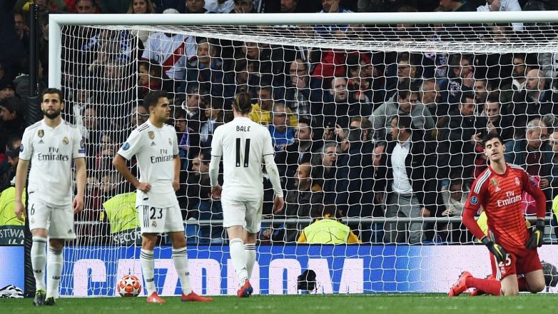 Tablero deportivo - Los goles del Real Madrid 1 Ajax de Amsterdam 4