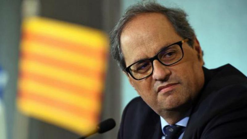 Boletines RNE - Ultimátum de 24 horas para Quim Torra exigiendo la retirada de lazos amarillos - escuchar ahora