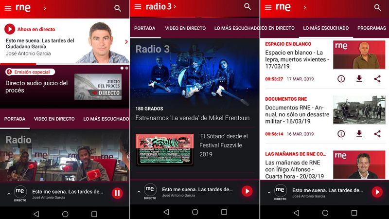 Las cuñas de RNE - Nueva versión de la app de RNE: más fácil de usar y con más servicios - Escuchar ahora