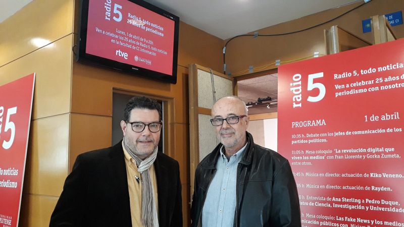 La entrevista de Radio 5 - Guilermo Orduna hace un repaso por los 25 años de Radio 5 - Escuchar ahora