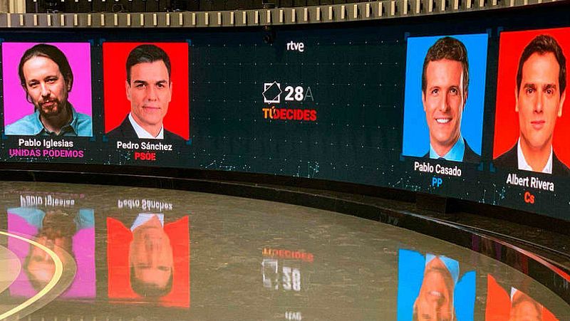 24 horas fin de semana - 20 horas - Este lunes primer debate a cuatro en RTVE a las 22 horas - Escuchar ahora