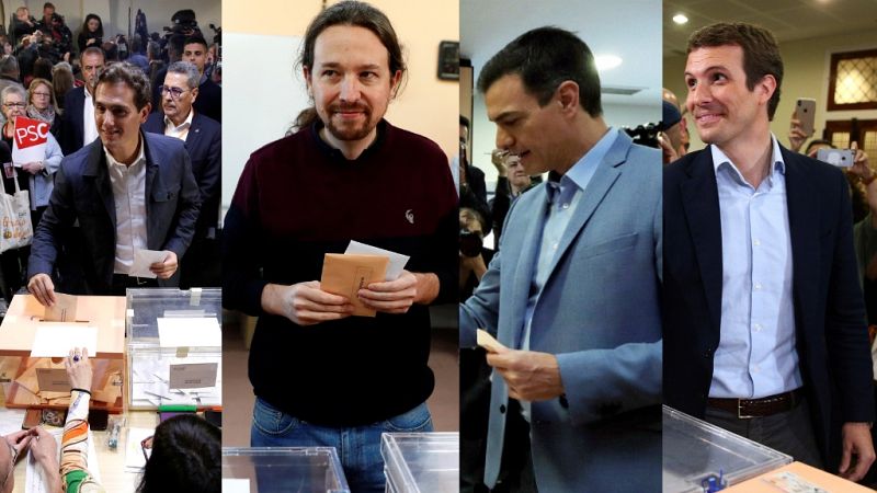 Boletines RNE - Los principales candidatos votan y animan a la participación - Escuchar ahora