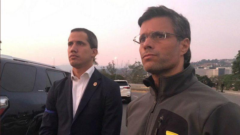 Boletines RNE - Declaraciones de Leopoldo López tras su liberación - Escuchar ahora