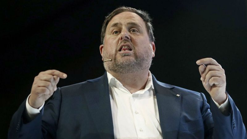 Boletines RNE - Junqueras no podrá participar en el debate de TV3 desde la cárcel según dictamina la Junta Electoral - escuchar ahora