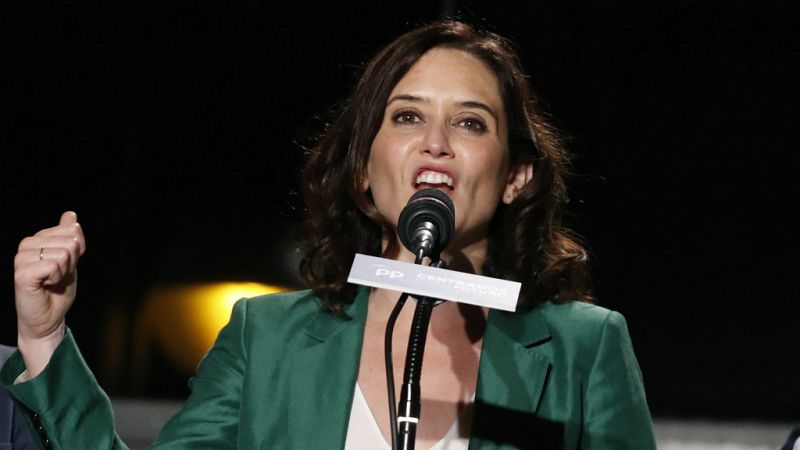 Especiales Informativos RNE - Díaz-Ayuso "Hableremos con Vox y Cs.Tenemos que entendernos"