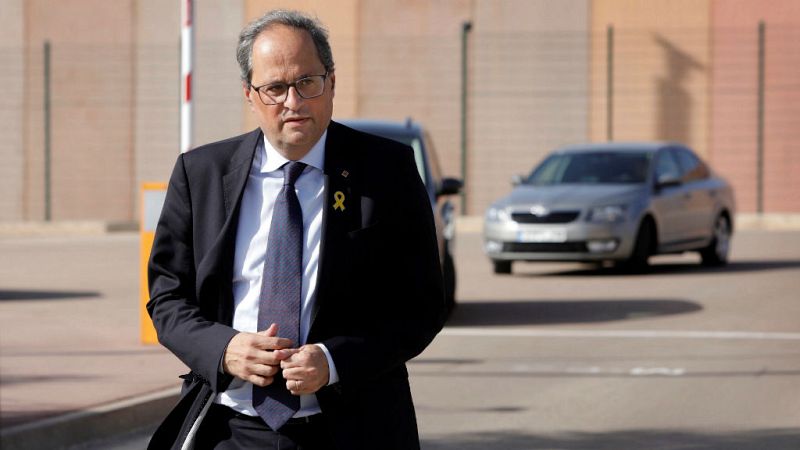 Boletines RNE - El TSJC procesa a Quim torra por no retirar los lazos amarillos de los edificios institucionales - Escuchar ahora