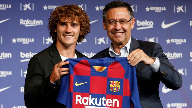 Griezman ya viste la camiseta del Barça con el 17 a la espalda - Escuchar ahora