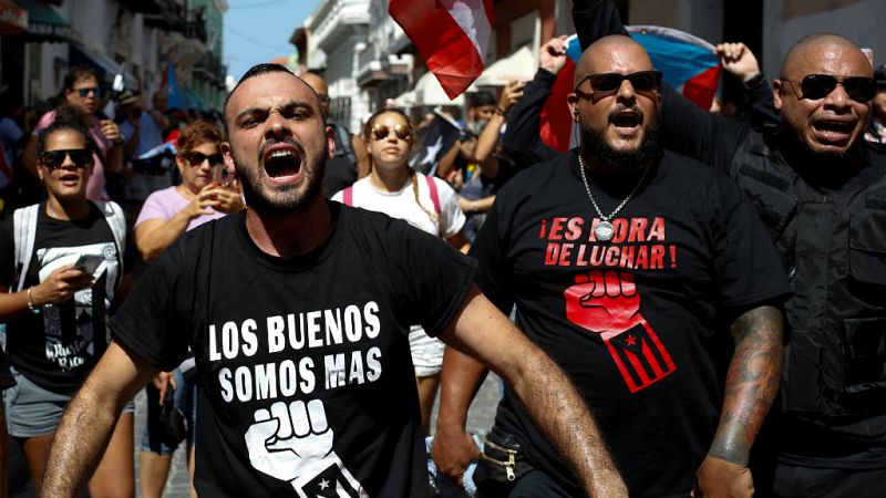 Las mañanas de RNE con Íñigo Alfonso - Puerto Rico sigue exigiendo la dimisión del gobernador