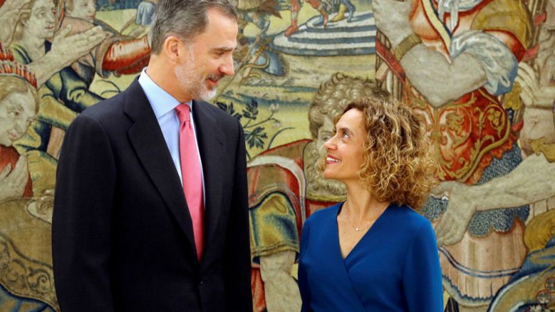 14 horas - El Rey recibirá mañana a la presidenta del Congreso, Meritxell Batet - escuchar ahora