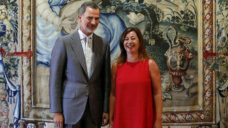 Boletines RNE - Armengol tras reunirse con el rey: "España necesita un gobierno progresista"