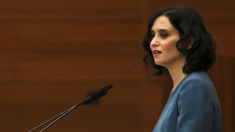 Discurso de investidura de Isabel Díaz Ayuso. Escuchar ahora.