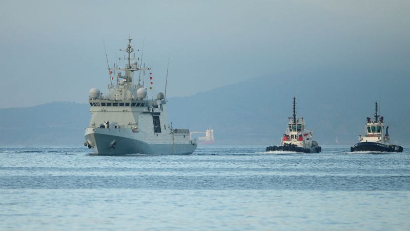 Boletines RNE - El buque Audaz atraca en el muelle de Crinavis de San Roque, Cádiz - Escuchar ahora