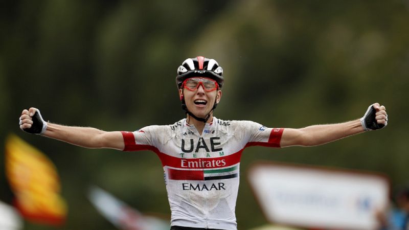 Tadej Pogaar se lleva la novena etapa de La Vuelta - Escuchar ahora