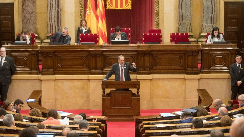 Boletines RNE - Quim Torra: "No permitiré que se asocie un movimiento radicalmente democrático con el terrorismo"