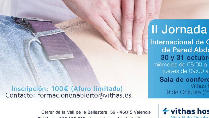 A su salud - Cirugía de la pared abdominal. Jornadas Internacionales - 11/10/19 - Escuchar ahora