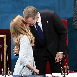 La princesa Leonor da su primer discurso p�blico
