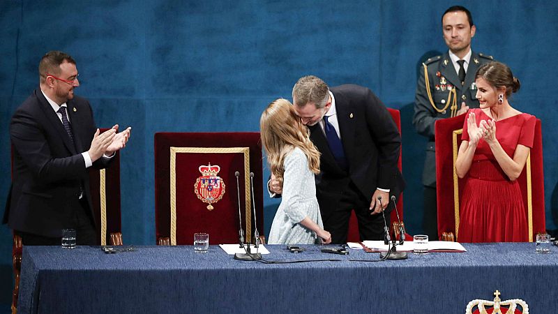 24 horas - La princesa Leonor da su primer discurso público - Escuchar ahora