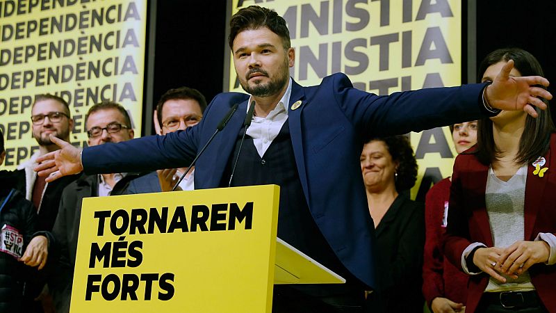 14 horas - ¿Qué pide ERC a cambio de su abstención? - Escuchar ahora