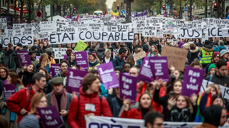 24 horas fin de semana - 20 horas - Miles de personas se manifiestan en Francia contra la violencia machista - Escuchar ahora