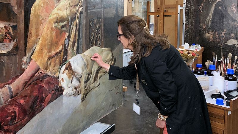 Cuéntame un cuadro - Recuerdos del Cason del Buen Retiro con la restauradora Eva Perales - 15/10/19 - Escuchar ahora