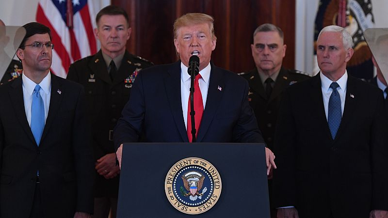 Boletines RNE - Trump rebaja la presión sobre Irán aunque anuncia nuevas sanciones - Escuchar ahora