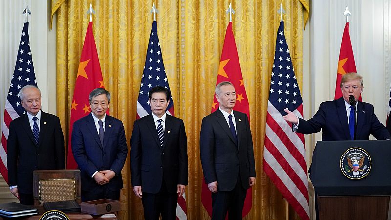Boletines RNE - EEUU y China firman la tregua en su guerra comercial - Escuchar ahora