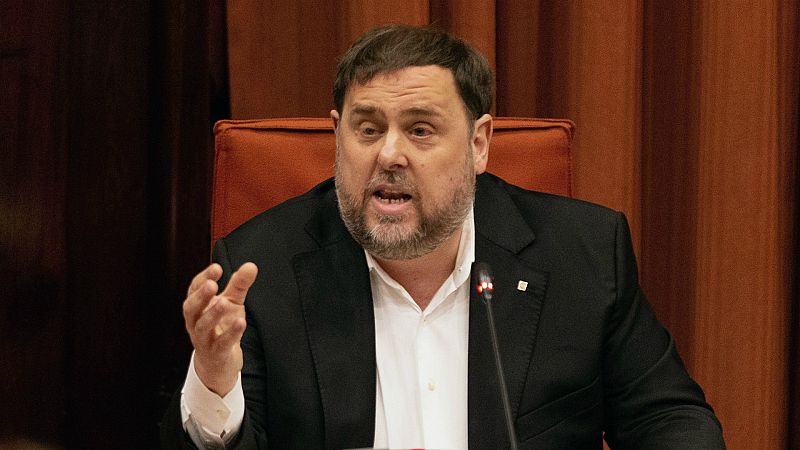 Boletines RNE - Los presos del 'procés' comparecen en el Parlament sobre la aplicación del artículo 155 - Escuchar ahora