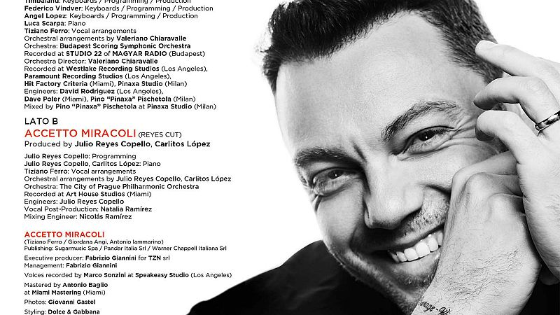 Sonoritá - Tiziano Ferro - 05/02/20 - Escuchara ahora