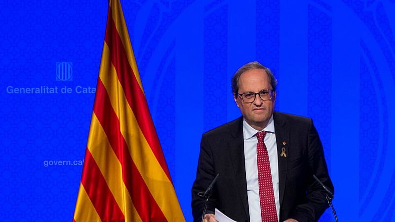 14 horas - El president de la Generalitat critica la unilateralidad de la fecha - Escuchar ahora