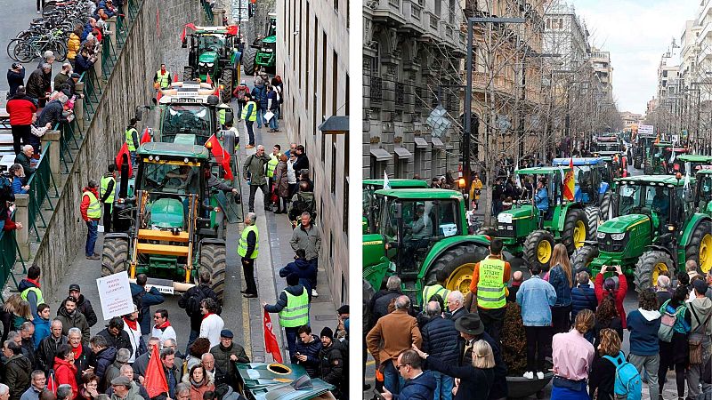 24 horas RNE - Las movilizaciones del campo llegan a Granada y Pamplona