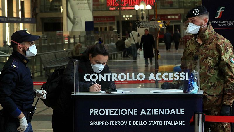 Razones laborales o de salud justificadas, únicos argumentos para salir de casa en el norte de Italia | Escuchar