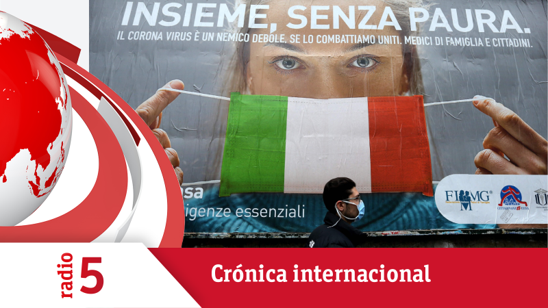 Crónica Internacional - Italia cierra fábricas y empresas no relacionadas con bienes de primera necesidad - Escuchar ahora