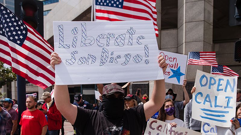 España a las 8 Fin de Semana - Varios estados de EEUU comienzan a levantar el confinamiento - Escuchar ahora