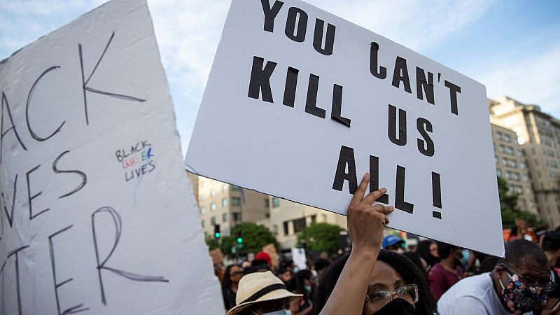España a las 8 Fin de Semana - Protestas masivas contra la violencia policial ante una Casa Blanca blindada