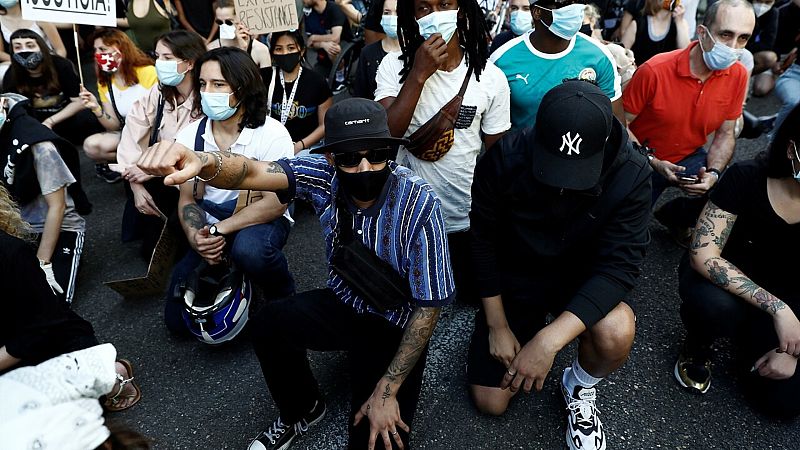 24 horas fin de semana - 20 horas - Manifestaciones en España contra el racismo y en solidaridad con las protestas en USA - Escuchar ahora