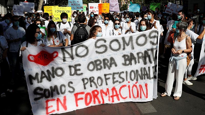 24 horas - Los MIR reclaman que se cumpla la ley: "Estamos agotados" - Escuchar ahora