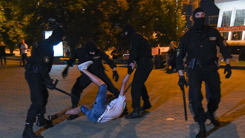 Boletines RNE - Las protestas aumentan en Bielorrusia tras la victoria de Lukashenko