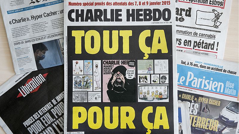 14 horas - Comienza el juicio por los atentados de 'Charlie Hebdo'