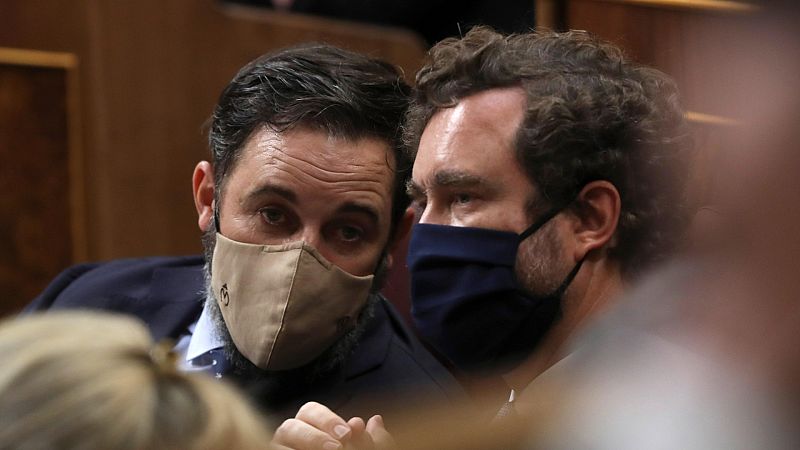 Boletines RNE - Vox pide en el Congreso ilegalizar los partidos independentistas