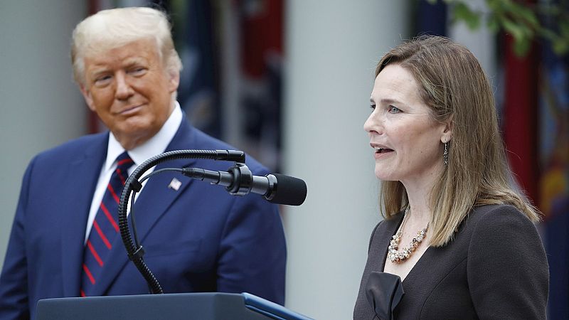 España a las 8 Fin de Semana - Trump nomina a la jueza conservadora Amy Coney Barrett para el Tribunal Supremo - Escuchar ahora