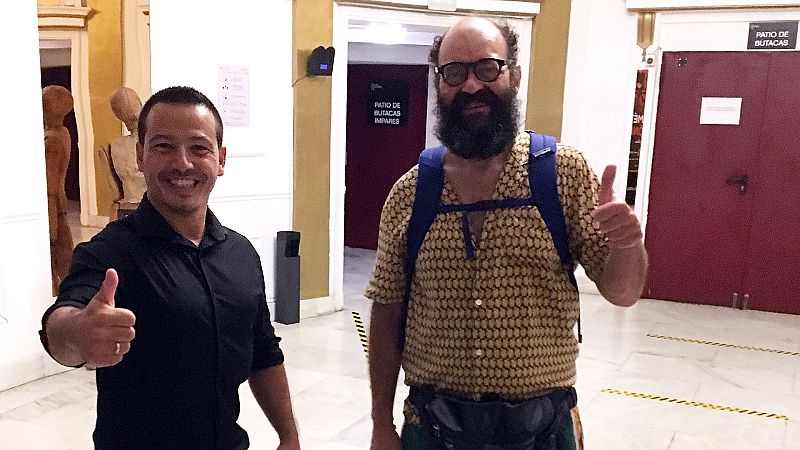 La sala - ¿Algún cómico en La sala? Ignatius Farray charla con Jorge García Palomo - 05/10/20 - Escuchar ahora