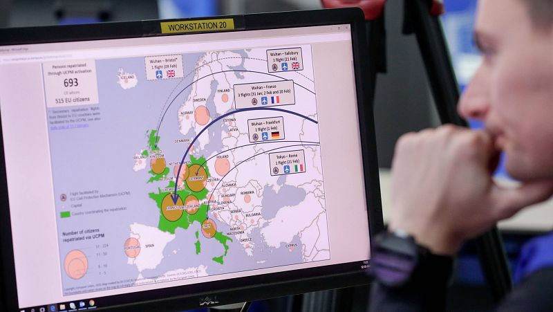 14 horas - Bruselas propone un semáforo para marcar la incidencia del virus en los países europeos