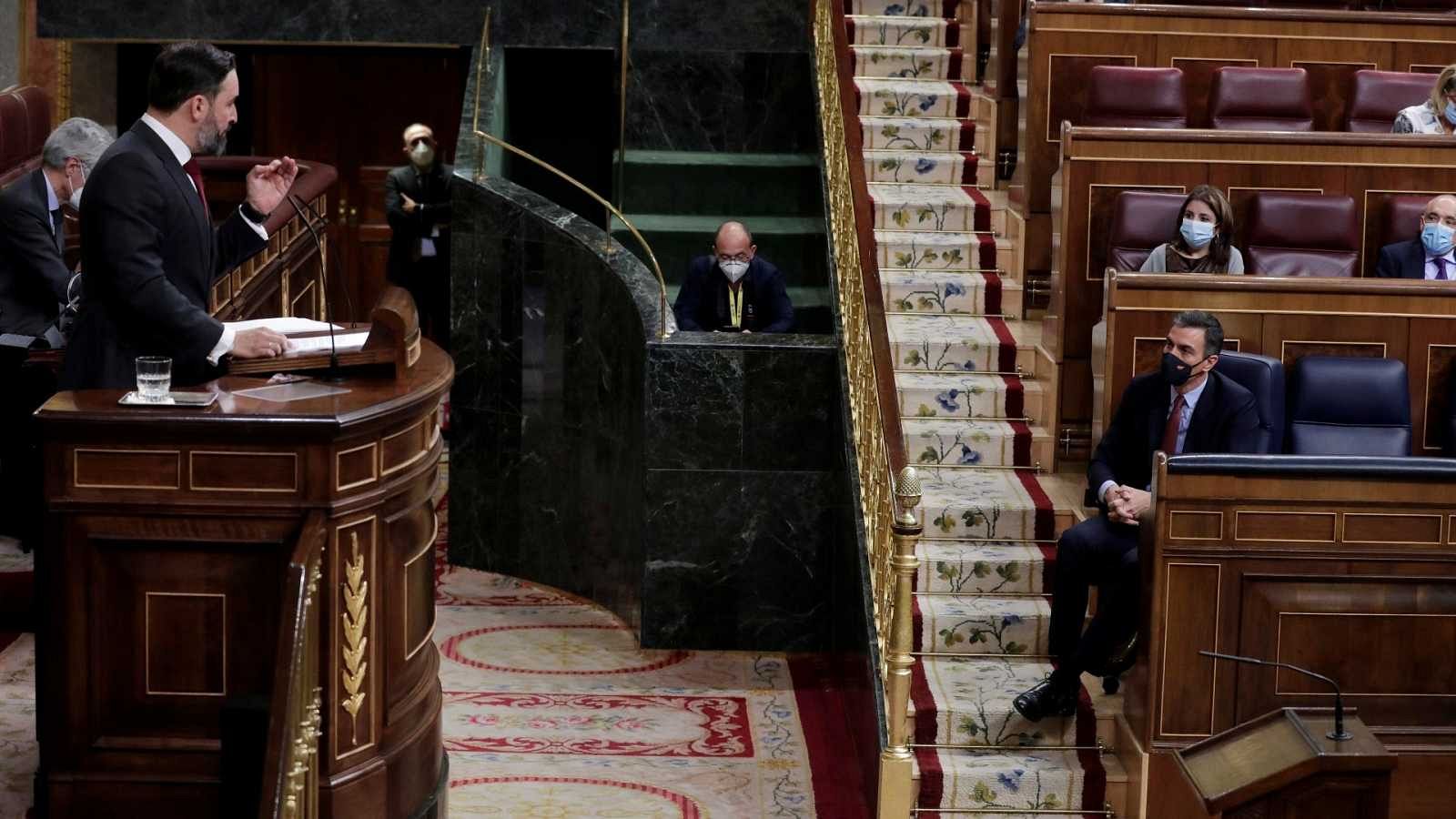 14 horas - Vox se queda solo en su moción de censura contra Sánchez - Escuchar ahora