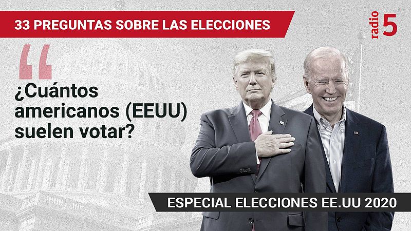 Especiales informativos RNE - ¿Cuántos estadounidensens suelen votar? - Escuchar ahora