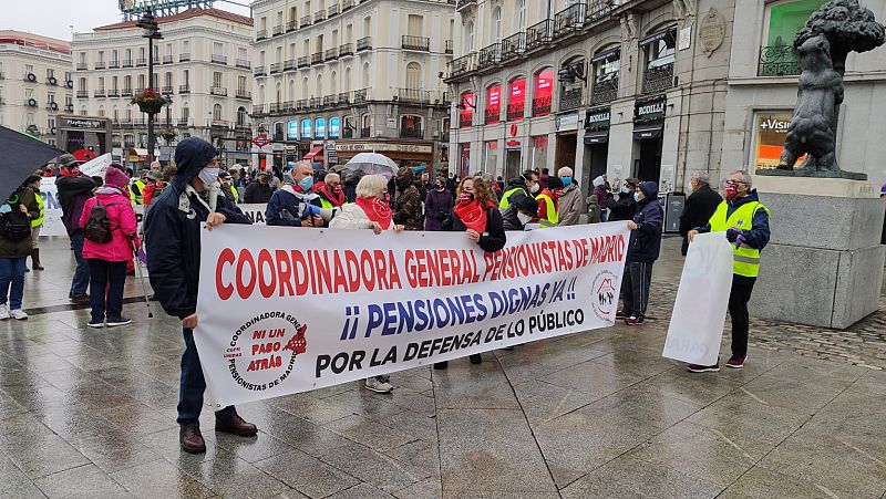14 horas Fin de Semana - Los pensionistas protestan contra la reforma de las pensiones