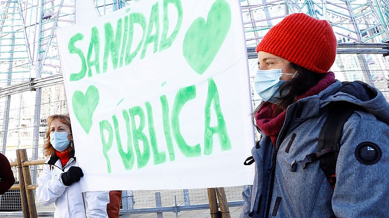 24 horas Fin de Semana - 20 horas - El personal sanitario madrileño protesta contra la gestión sanitaria de la comunidad y exige que se refuerce