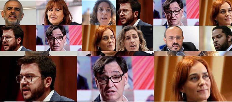 España a las 8 Fin de Semana - Cataluña. Candidatos