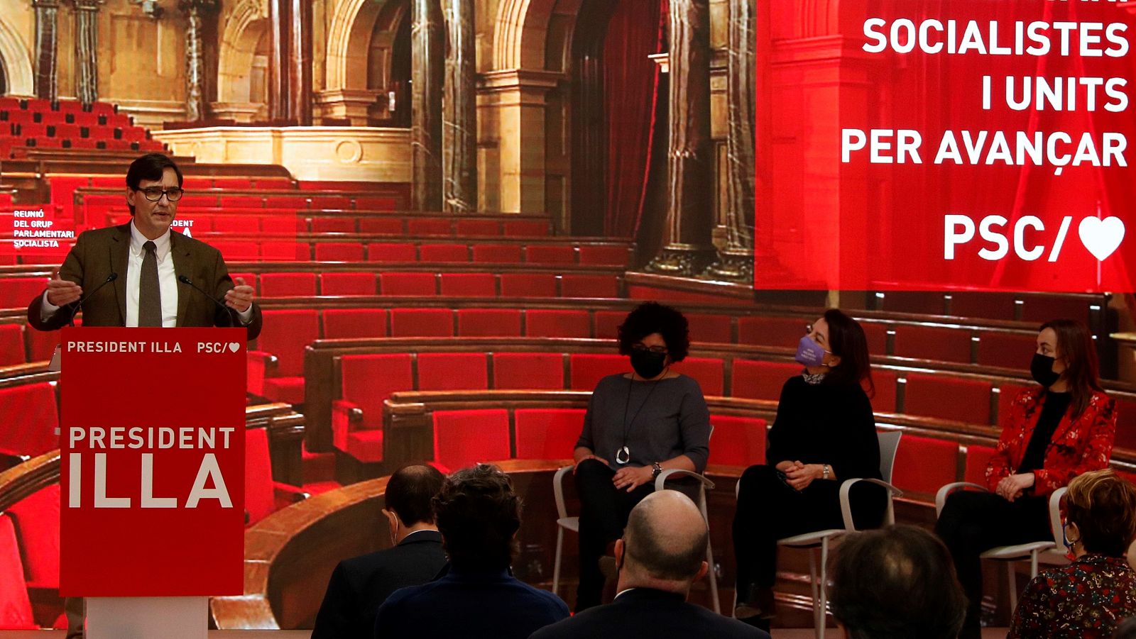 El PSC reclama la presidència del Parlament tot i no tenir prou suports