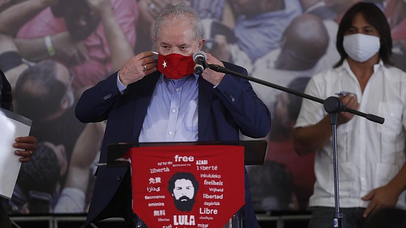 Cinco Continentes - En Brasil, Lula deja en el aire su candidatura para 2022 - Escuchar ahora